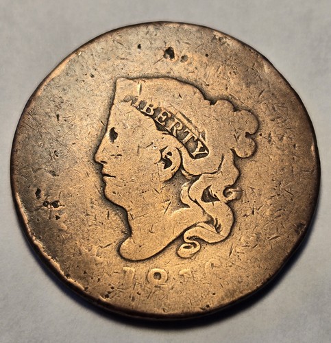 1816 matron head large cent - 1816,