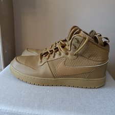 Nike Court Borough Mid Winter Boots Trainers Shoes Men's Size 10 Wheat Brown