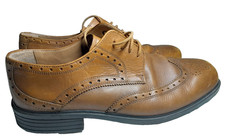 Padders Tan Brown Leather Mens Shoes UK Size 9 EU 43