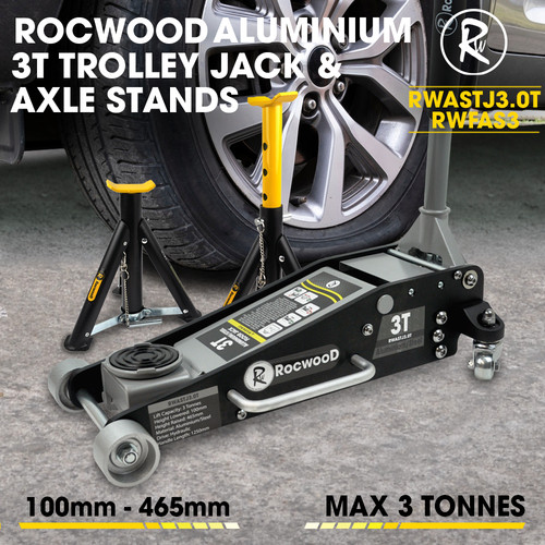 Low profile trolley - low, jack