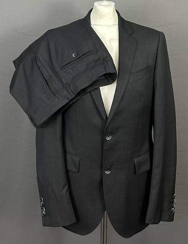 Hackett suit grey 100 wool - grey,