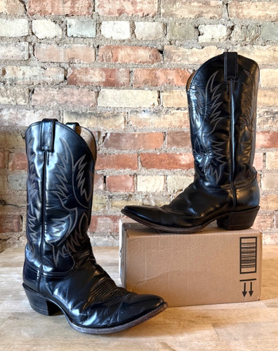 Vtg justin 2041 - women's, black