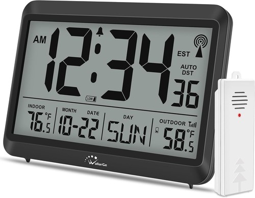 Atomic clock with indoor - with,