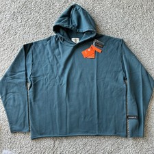 Men's YoungLA 555 Anarchy Hoodie Sweatshirt 100% Cotton XL, NWT, TealWash