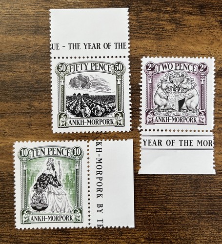 Discworld stamps edges new - discworld,