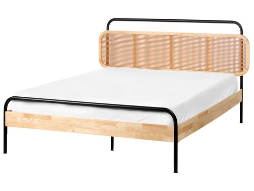Bed rattan boussicourt 140 - rattan,