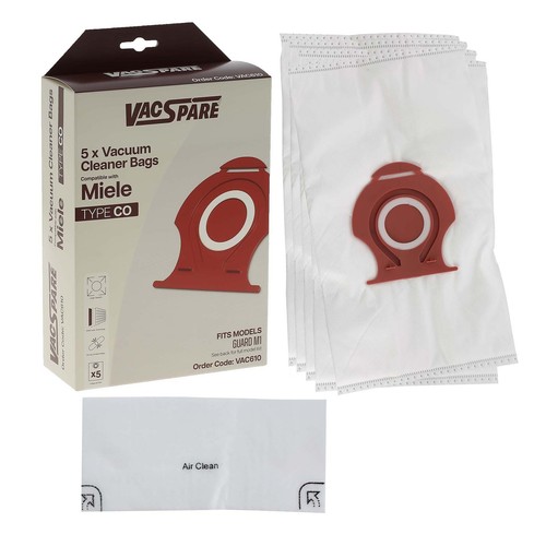 Vacspare microfibre red - vacspare, x5