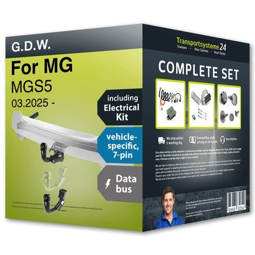 Towbar detachable for mgs5 - mg,