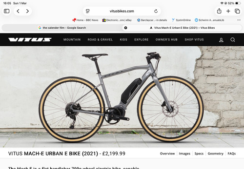 Vitus mach 2023 electric - mach, bike