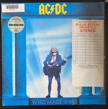 AC/DC Who Made Who 1986 vinyl