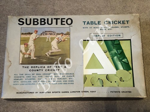Vintage subbuteo table cricket - table,