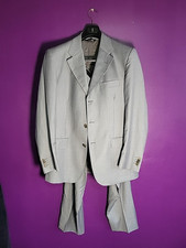 Cerutti 1881 Hand Tailored Suit Lello Antonini Pinstripe Size 40 34/30