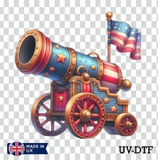 Cannon Christmas UV DTF