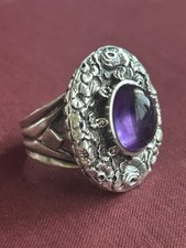 Arts And Crafts Silver Ring