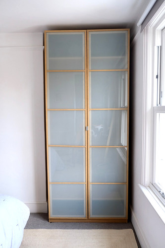 Ikea tall pax wardrobe hopen - wardrobe,