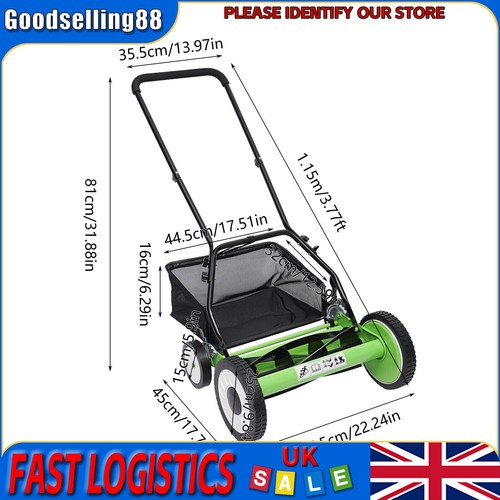 Manual lawn mower hand - lawn,