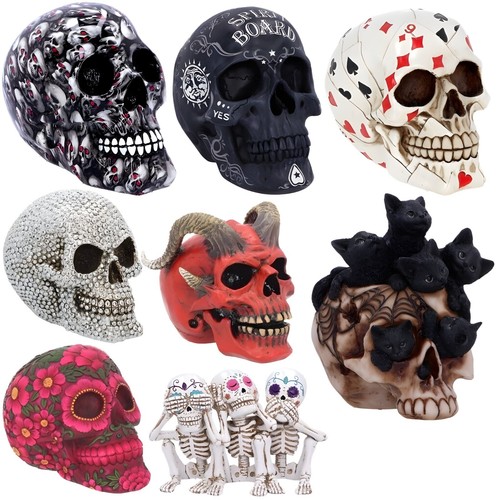 Skull figurine nemesis now - figurine,