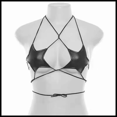 Sexy women leather star - sexy,