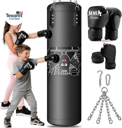 Punching bag for kids - punching, 2.7ft