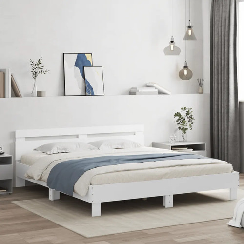 Walplus bed frame with led - walplus,