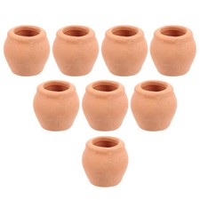  8 PCS Tiny Terracotta Pots