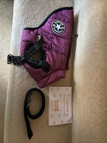 Dog coat with harness and - coat,