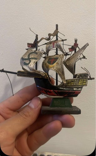 Vintage magellan model ship - model,