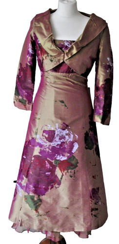 Copper burgundy dress and - copper,