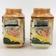 Vintage Character Cruet Set Salt & Pepper Pots by Lancaster Sandland Pottery