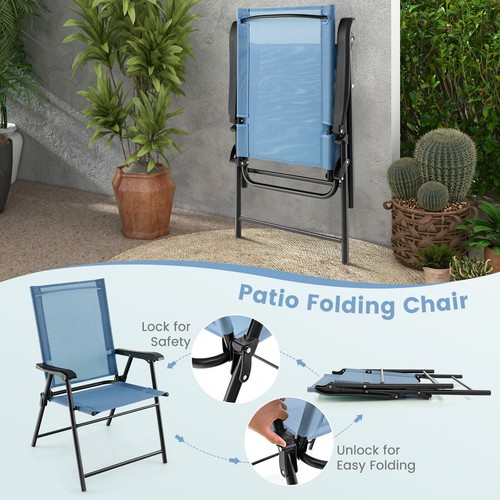 Set patio folding chairs - folding,