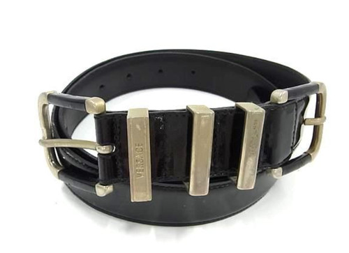 Vintage versace black leather - versace,