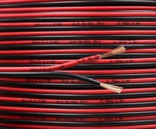 20m Red & Black Auline Speaker Cable Wire 13 Strand Audio HiFi Surround Sound