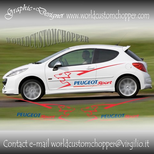Side graphic stickers - ,