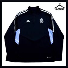 Real Madrid Football Training Top Adidas XL 1/4 Zip Sweatshirt 2022 2023 GF5