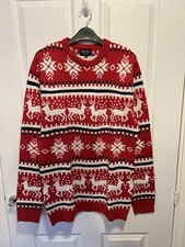 Boohoo Christmas Jumper | Red