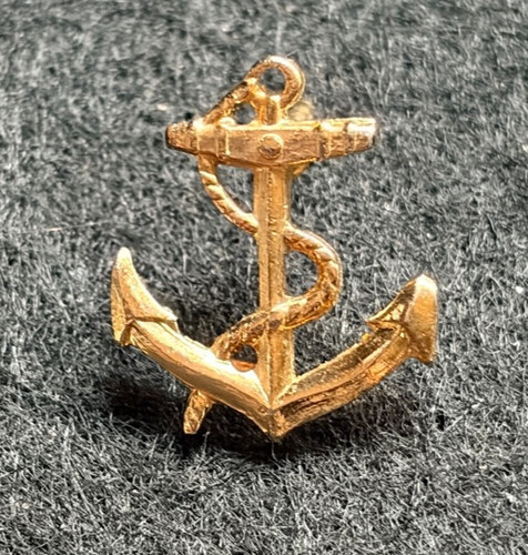 Anchor tie pin badge - tie,