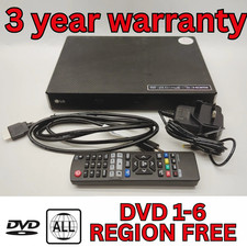 LG BP250 Compact Black Blu-ray DVD Player HDMI With Remote Tested Multi Region
