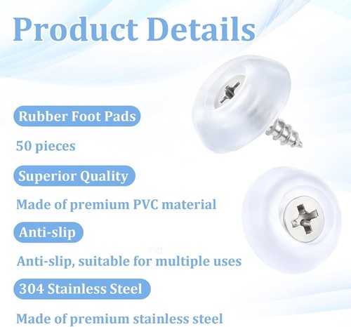 Pcs clear small - small, rubber