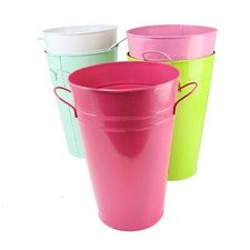 Tall 20x30x13.5cm Bucket with Ear Handles.  Mini Planter Sweet Tree Pail Plastic