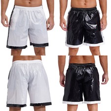 Mens Trunks Comfortable Short Pants Surfing Shorts Wet Look Underpants Diving