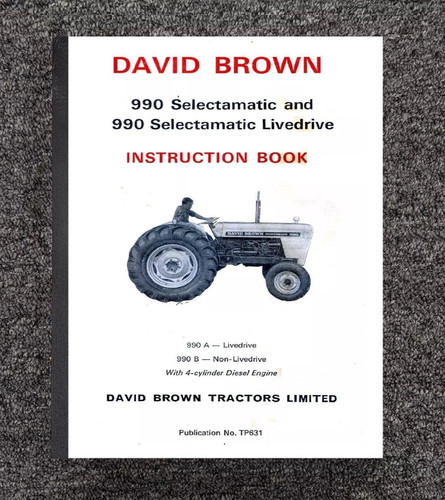 Tractor operator manual fits - operator,