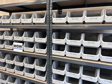 WOW Shelving Plastic parts bin kits metal Racking Storage Garage Workshop Shelf