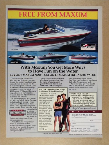 1989 maxum 2000 1600 - maxum, 2300