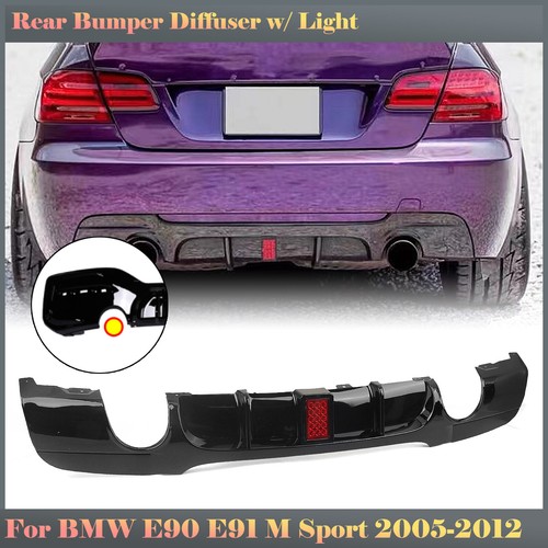 Black rear bumper - rear, diffuser