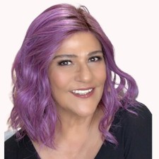 Belle Tress Amaretto Purple Rain Wig