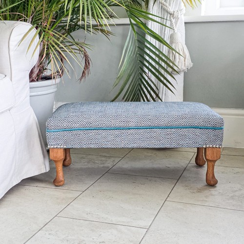 Long low footstool restored - long,, footstool,