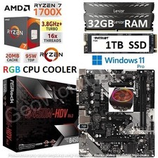 AMD Ryzen 7 1700X + 32GB RAM +