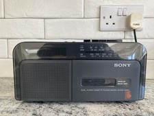 READ! Sony Cassette Radio Dual