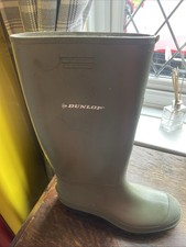 Dunlop Rubber Wellingtons Uk Size 10 Colour Green