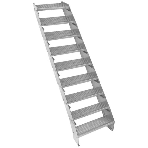 Metal staircase section - staircase,